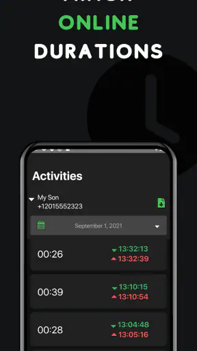 LastLog- अंतिम बार देखा गया ऑन screenshot
