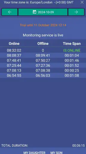 LastSeen Online Chat Tracker screenshot