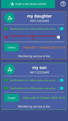 LastSeen Online Chat Tracker screenshot