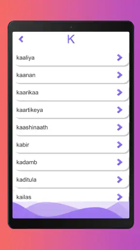 Latest Baby Name screenshot