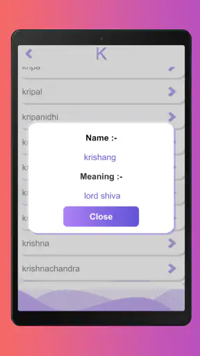 Latest Baby Name screenshot