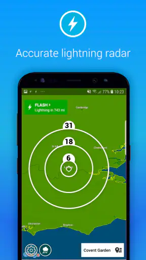 Lightning Alarm Weatherplaza screenshot