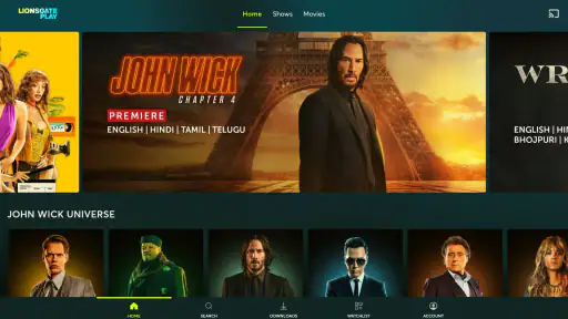 Lionsgate Play: Movies & Shows screenshot