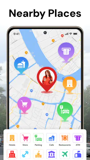 Live Earth Map, GPS Navigation screenshot