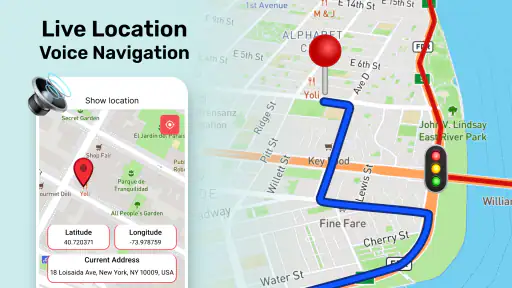 Live Location Voice Navigation screenshot