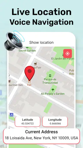 Live Location Voice Navigation screenshot