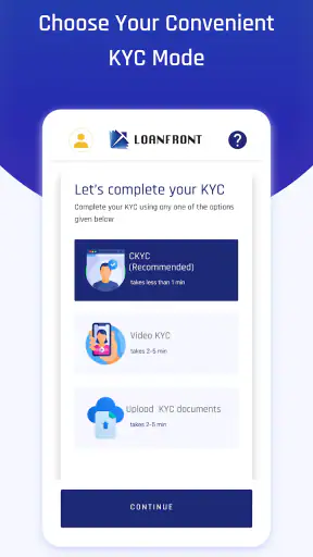 LoanFront - Personal Loan App screenshot