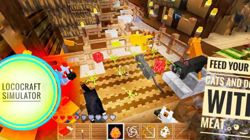 Lococraft Simulator Crafting screenshot