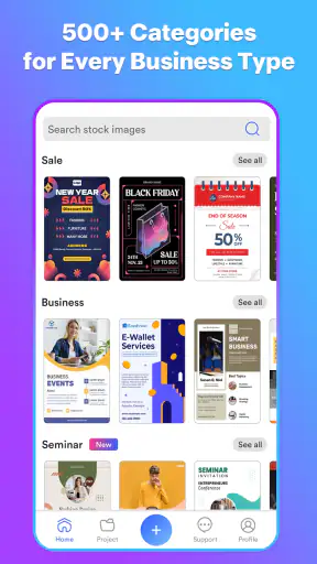 Loogy: Poster & Flyers Maker screenshot