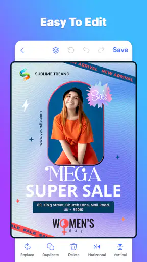 Loogy: Poster & Flyers Maker screenshot