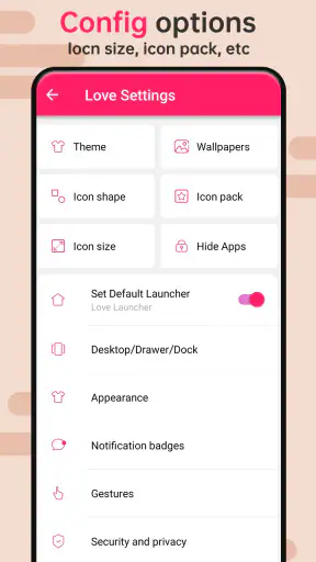 Love Launcher: lovely launcher screenshot