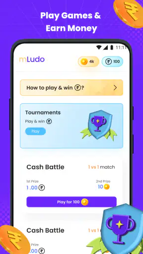 Ludo Rewards: Play & Earn Cash screenshot