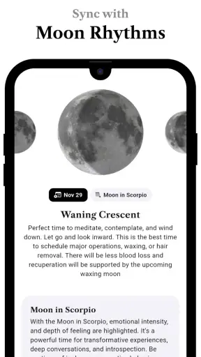 Luna: Your Moon Calendar screenshot