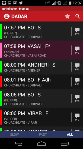 m-Indicator: Mumbai Local screenshot