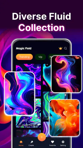 Magic Wallpaper: Magic Fluids screenshot