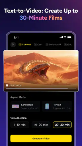 MagicLight:AI Long Video Maker screenshot