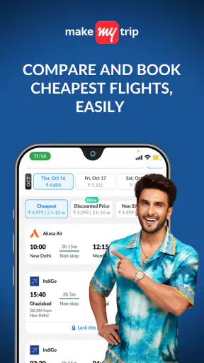 MakeMyTrip होटल, फ्लाइट, बस screenshot