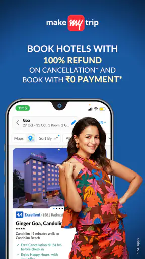 MakeMyTrip होटल, फ्लाइट, बस screenshot