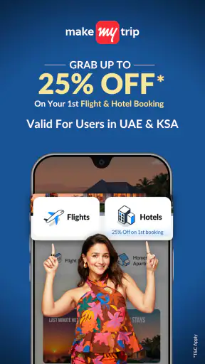 MakeMyTrip होटल, फ्लाइट, बस screenshot