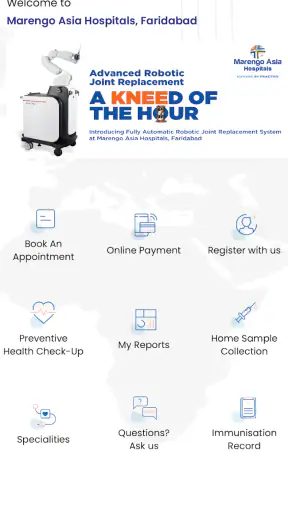 Marengo Asia Hospitals screenshot