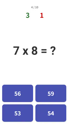 Math games: learning maths app screenshot