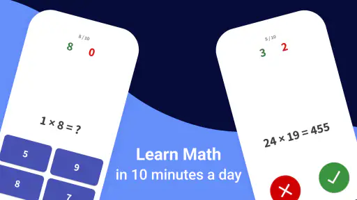 Math games: learning maths app screenshot