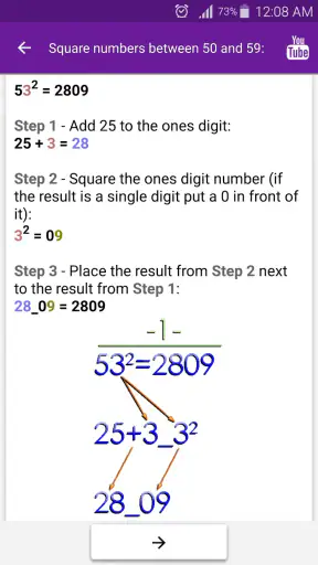 Math Tricks screenshot