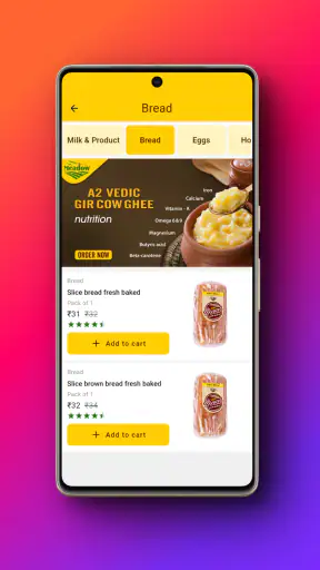 Meadow : A2 Milk & Grocery screenshot
