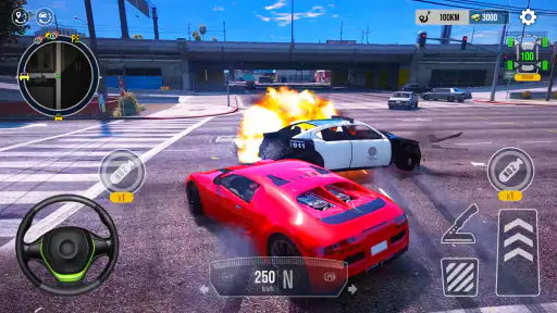Mega Speed Car Driving Traffic screenshot