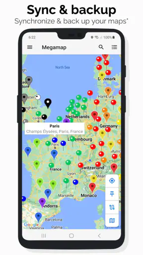 Megamap - Create pins & maps screenshot