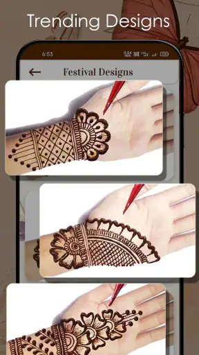 Mehndi Design Easy Simple screenshot