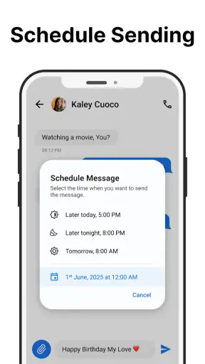 Messages screenshot