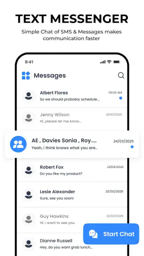 Messages: SMS, Text Messenger screenshot