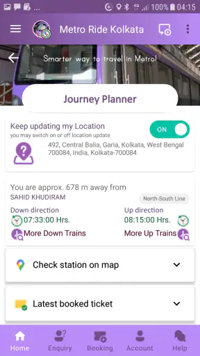 Metro Ride Kolkata screenshot