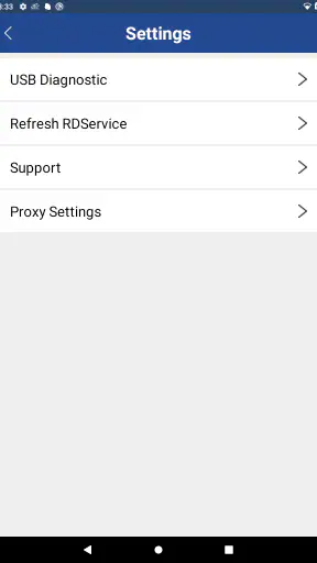 MFS110 L1 RDService screenshot