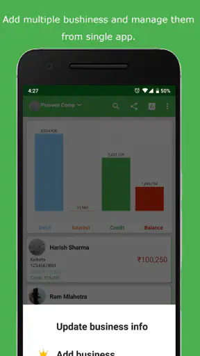 Mobile Ledger: Account/Khata screenshot