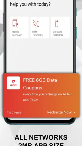 Mobile Recharge App - Online screenshot