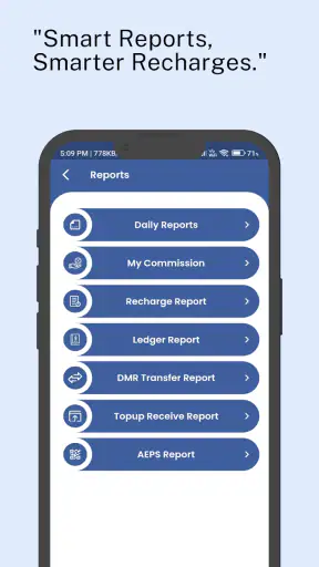Mobile Recharge Commission App screenshot