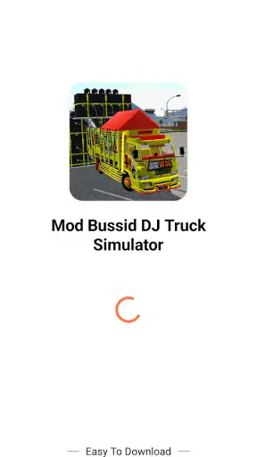 Mod Bussid DJ Truck Simulator screenshot