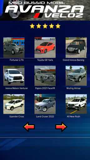 Mod Bussid Mobil Avansa Velos screenshot