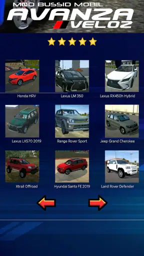 Mod Bussid Mobil Avansa Velos screenshot