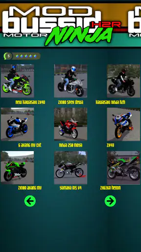 Mod Bussid Motor Ninja H2R screenshot