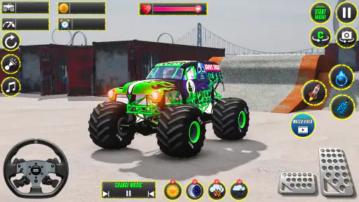 Monster Truck Stunts Racing 3D screenshot