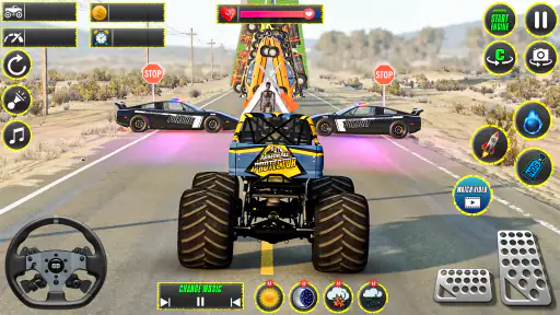 Monster Truck Stunts Racing 3D screenshot