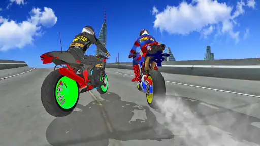 Motorbike Stunt Super Hero 3D screenshot