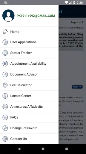 mPassport Seva screenshot