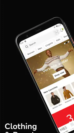 M&S India screenshot