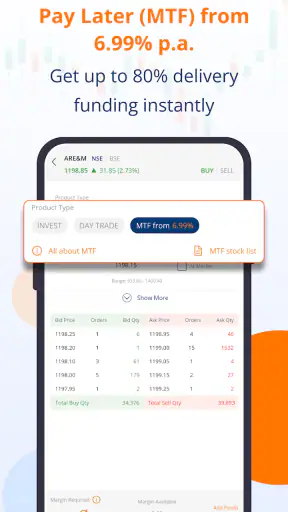 mStock: Demat & Sher Bazar App screenshot