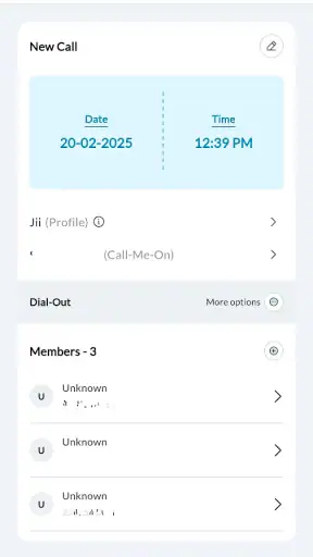 MultiCall – Group Calling App screenshot
