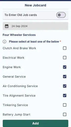mVaaHna Private Mechanics app screenshot